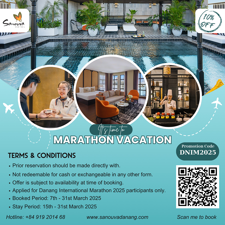 MARATHON VACATION 10% OFF